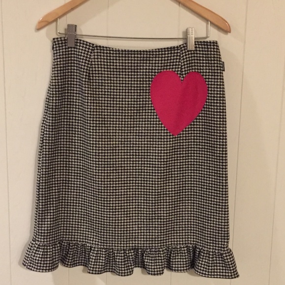 SOLD Rare Vintage Moschino Jeans Skirt ruffle - Picture 2 of 8